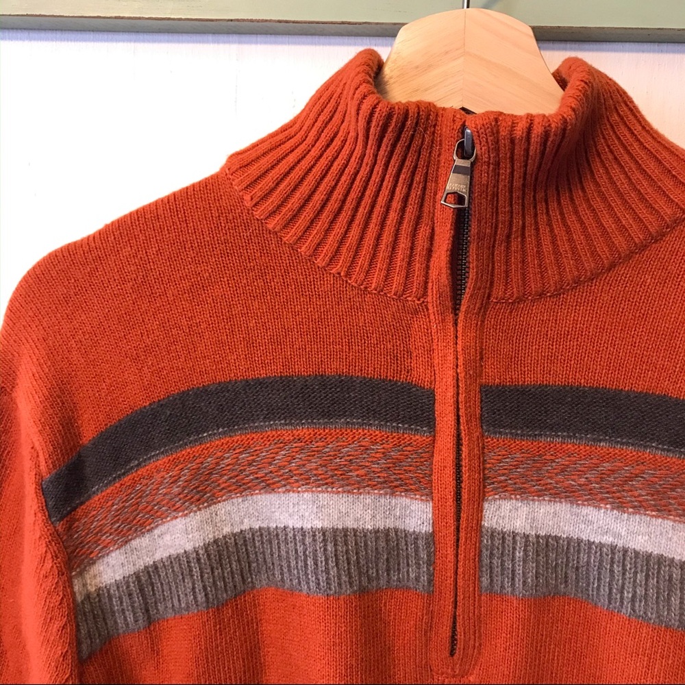 Banana Republic Quarter Zip Sweater.